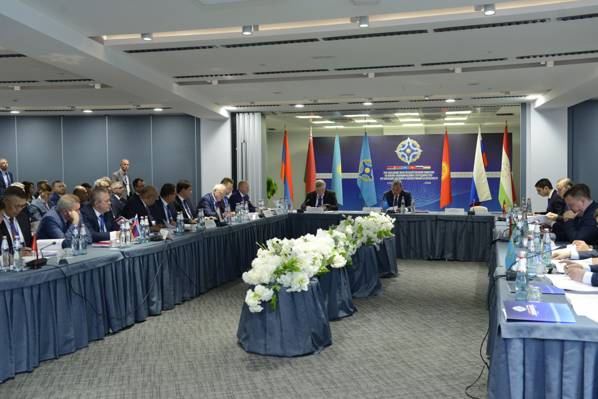Заместитель Председателя Правительства Российской Федерации Ю.Борисов провел в Ереване  ХVII заседание Межгосударственной комиссии по военно-экономическому сотрудничеству ОДКБ